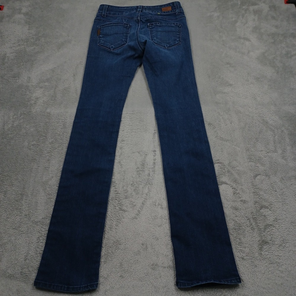 Paige Jeans Womens 24 Blue Denim Hidden Hills Straight Stretch‎ Modern Pockets - Picture 5 of 8